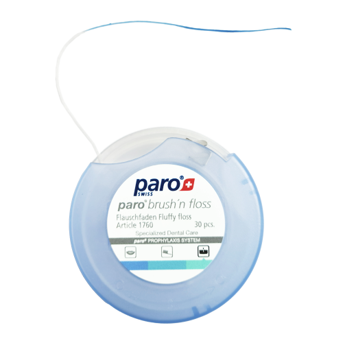 Przejdź do produktu Paro® Brush'n Floss - nić dentystyczna z żyłką aplikacyjną stałe aparaty ortodontyczne  mosty