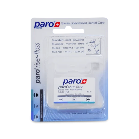 Paro Riser-Floss - woskowana nić dentystyczna z fluorem