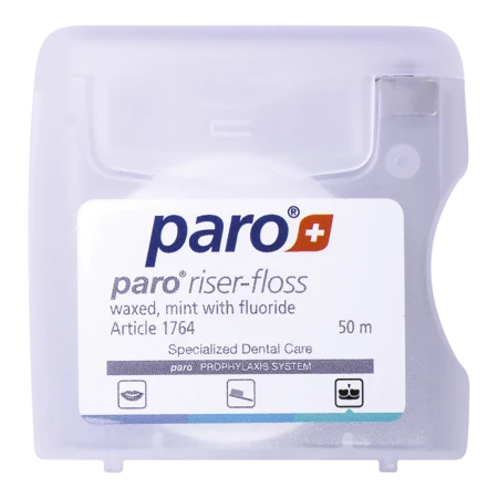 Paro Riser-Floss - woskowana nić dentystyczna z fluorem