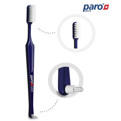 Przejdź do produktu Paro®classic 2w1 - średnio twarda szczoteczka do zębów ze szczoteczką międzyzębową
