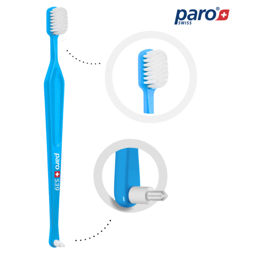 Przejdź do produktu Paro®classic 2w1 - miękka szczoteczka do zębów ze szczoteczka międzyzębowa 