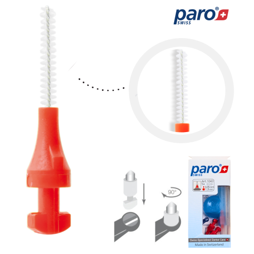 Przejdź do produktu Paro® Isola F 1.9 mm - końcówki szczoteczki międzyzębowe  w kształcie walca 5 szt.