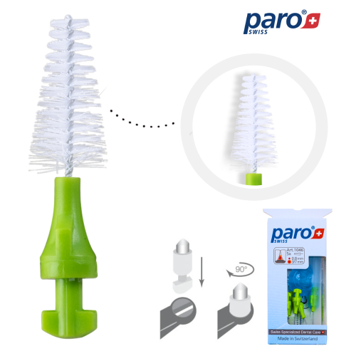 Przejdź do produktu Paro® Isola F 3.0 mm - 7.0 mm - końcówki szczoteczki międzyzębowe w kształcie stożka 5 szt.