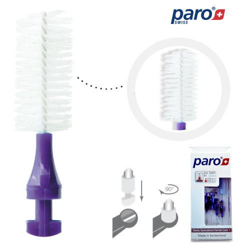 Przejdź do produktu Paro® Isola F 8.0 mm - końcówki szczoteczki  międzyzębowe w kształcie walca 5 szt.