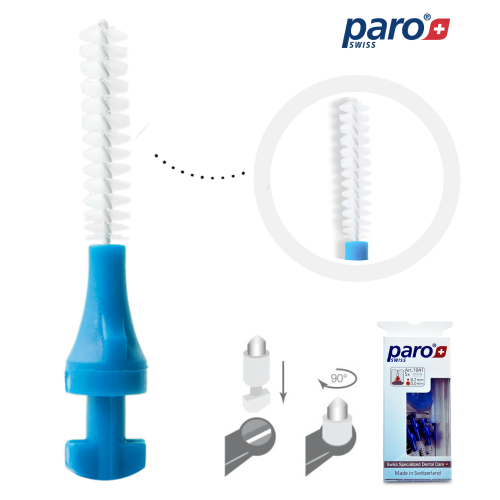 Przejdź do produktu Paro® Isola F 3.0 mm - końcówki szczoteczki międzyzębowe w kształcie walca 5 szt.