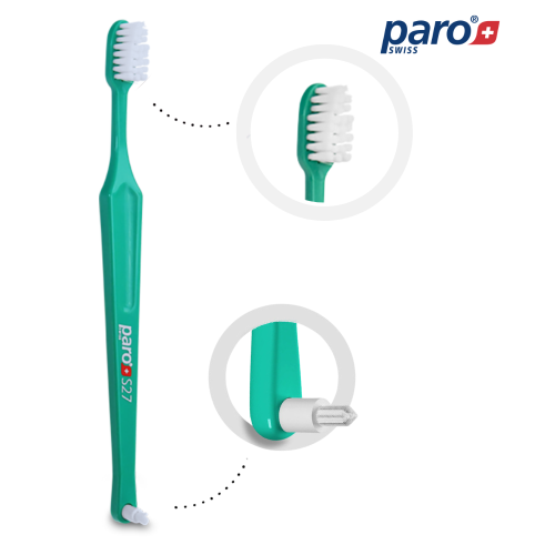 Przejdź do produktu Paro® classic 2w1 - miękka szczoteczka do zębów dla dzieci najlepsza od 3 do 8 lat ze szczoteczką międzyzębową